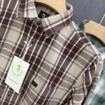 logoff imported checks shirt