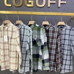 logoff imported checks shirt