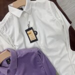 logoff imported velvet shirt