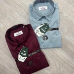 Black letter imported satin shirts