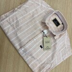 wood machine cotton linen shirt