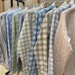 wood machine cotton linen shirt