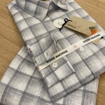 wood machine cotton linen shirt