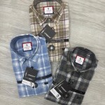 logoff linen checks shirt