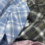 logoff linen checks shirt