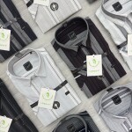 logoff Half sleeve cotton stripes shirt