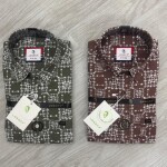 logoff oxford printed shirt