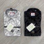logoff oxford printed shirt