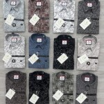 logoff oxford printed shirt