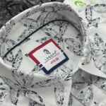 logoff oxford printed shirt