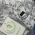 logoff oxford printed shirt