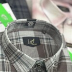 logoff melange checks shirt