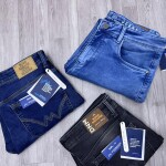 Wood machine Ankle Fit Jeans