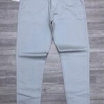wood machine slim fit cotton pant