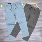 black letter cargo cotton pant