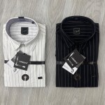 logoff cotton oxford stripes shiirt