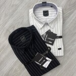 logoff cotton oxford stripes shiirt