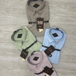 BLACK LETTER HALF SLEEVE IMPORTED LINEN SHIRT