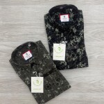 logoff oxford dobby printed shirt