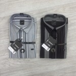 logoff cotton stripes shirt