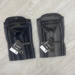 logoff cotton stripes shirt