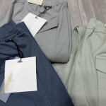 wood machine cargo cotton pant