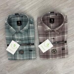 logoff cotton oxford checks shirt