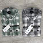 logoff cotton oxford checks shirt