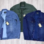 black letter denim jacket