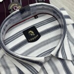 logoff cotton dobby stripes shirt