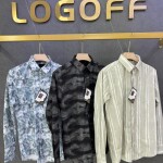 logoff lycra printed shirt
