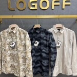 logoff lycra printed shirt