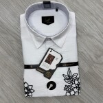 logoff embroidery shirt