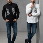 logoff embroidery shirt