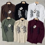 logoff embroidery shirt