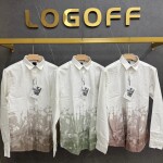 logoff premium quality pure cotton shirt