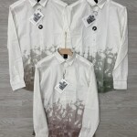 logoff premium quality pure cotton shirt