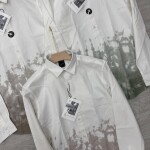 logoff premium quality pure cotton shirt