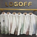 logoff premium quality pure cotton shirt