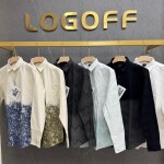 logoff premium quality pure cotton shirt