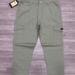 black letter cargo cotton pant