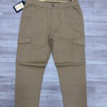 black letter cargo cotton pant