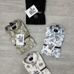 logoff premium cotton printed shirt