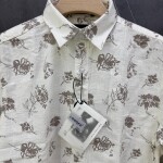 logoff premium cotton printed shirt