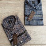 s squere half sleeve big size checks shirt