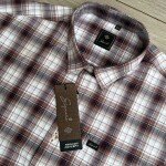 s squere half sleeve big size checks shirt