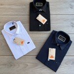 wood machine imported lyocell linen shirt