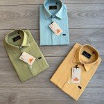wood machine imported lyocell linen shirt