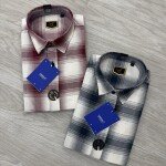 logoff cotton oxford checks shirt