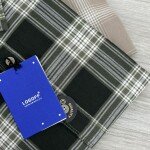 logoff cotton oxford checks shirt
